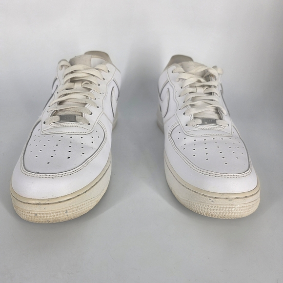 Nike Air Force 1 Low White 315122-111 Men\'s 14 Shoes Vintage Triple White main image 4